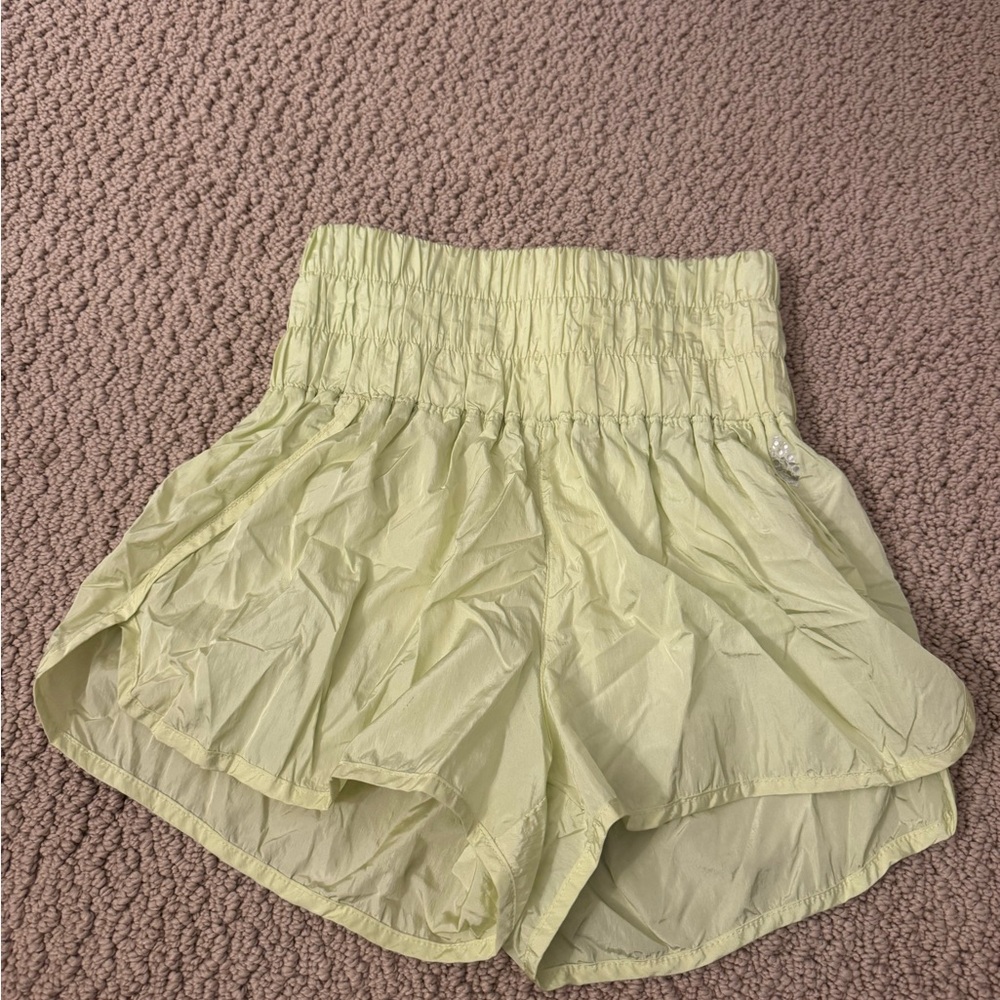 Yellow free people Shorts